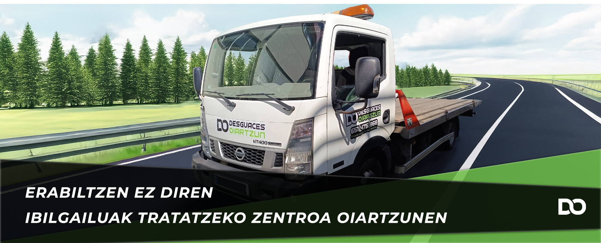 Desguaces Oiartzun - Servicio de recogida con grúa de tu vehículo inmovilizado