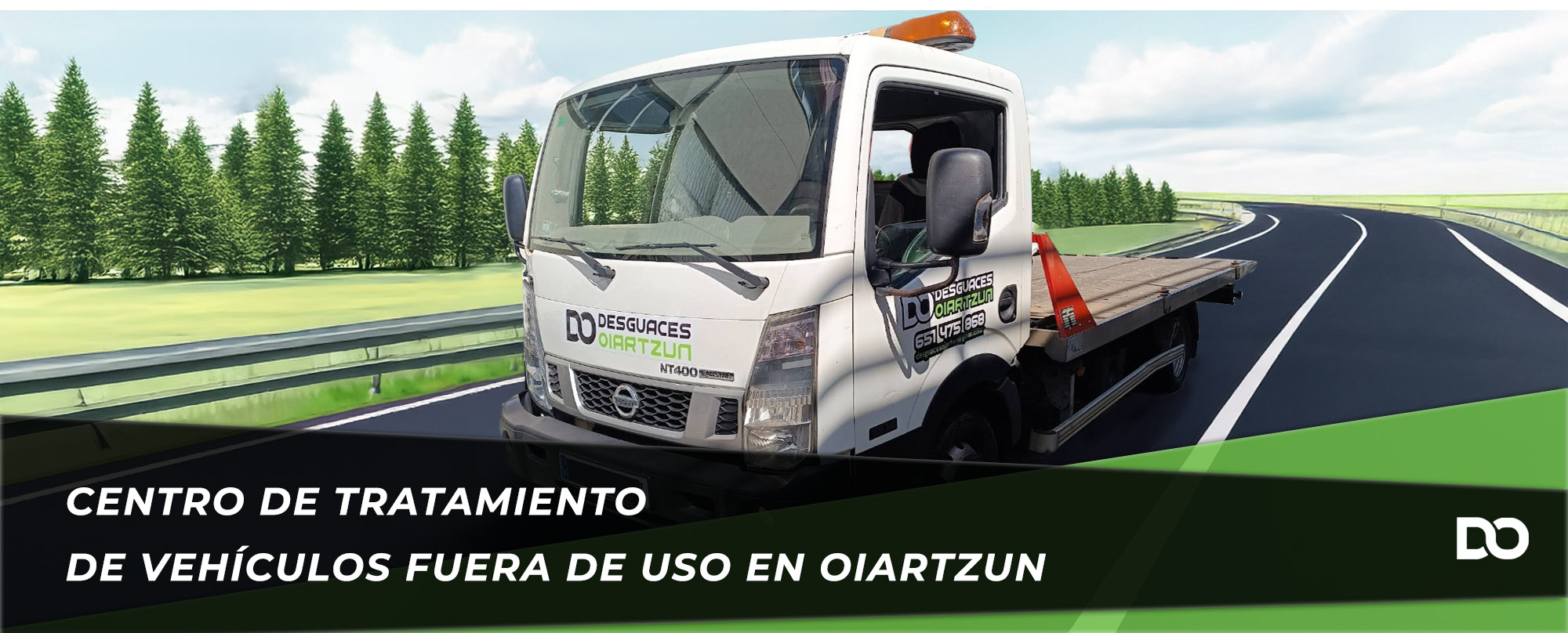 Desguaces Oiartzun - Servicio de recogida con grúa de tu vehículo inmovilizado